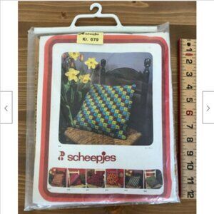 Vtg Scheepjes Embroidery Kit #679 for Cushion Cover